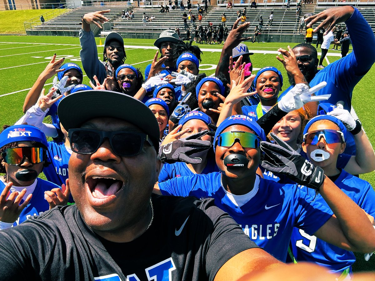 Congratulations to our Girl’s Flag Football Team. The won their first game 48-0 with great Class &amp; Character. Awesome job coaches and athletes, can’t wait until the next game it’s electric.