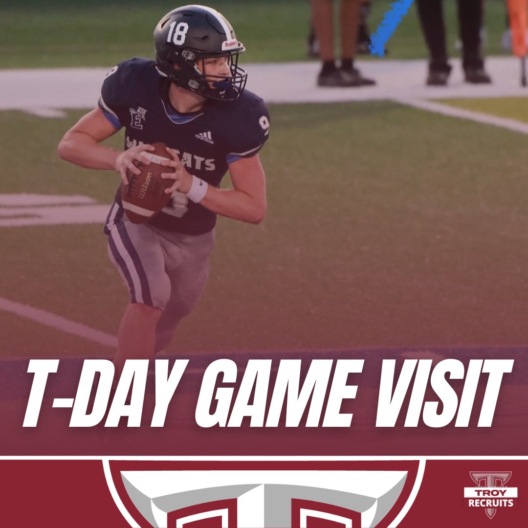 BREAKING: C/O 2028 Troy Trojans <a href="/TroyTrojansFB/">Troy Trojans Football 8x⚔️</a>
will host 6’0 180lbs QB Mac Houston <a href="/MacVisionx/">MacHouston</a> from Enterprise High School for the T-DAY Spring Game visit April 12th. He has 850 pass yards 10 touchdowns- 454 rush yards 9 touchdowns in 5 games. 

 #TroyReport