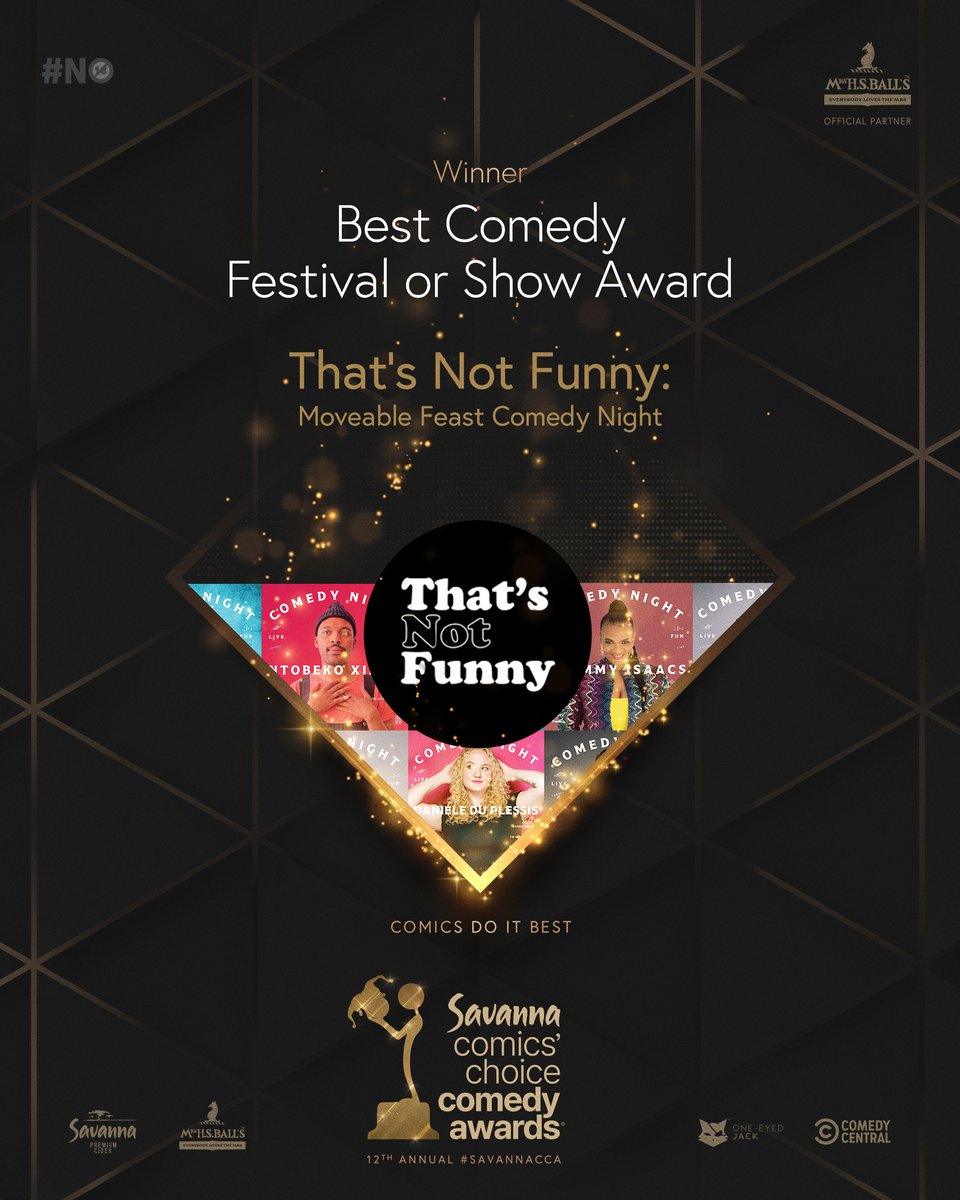 You came, you laughed, you voted!

That's Not Funny CPT takes the Waldo for Best Comedy Show or Festival.

From belly laughs to big-jol energy, this one had the people coming back for more.

#SavannaCCA