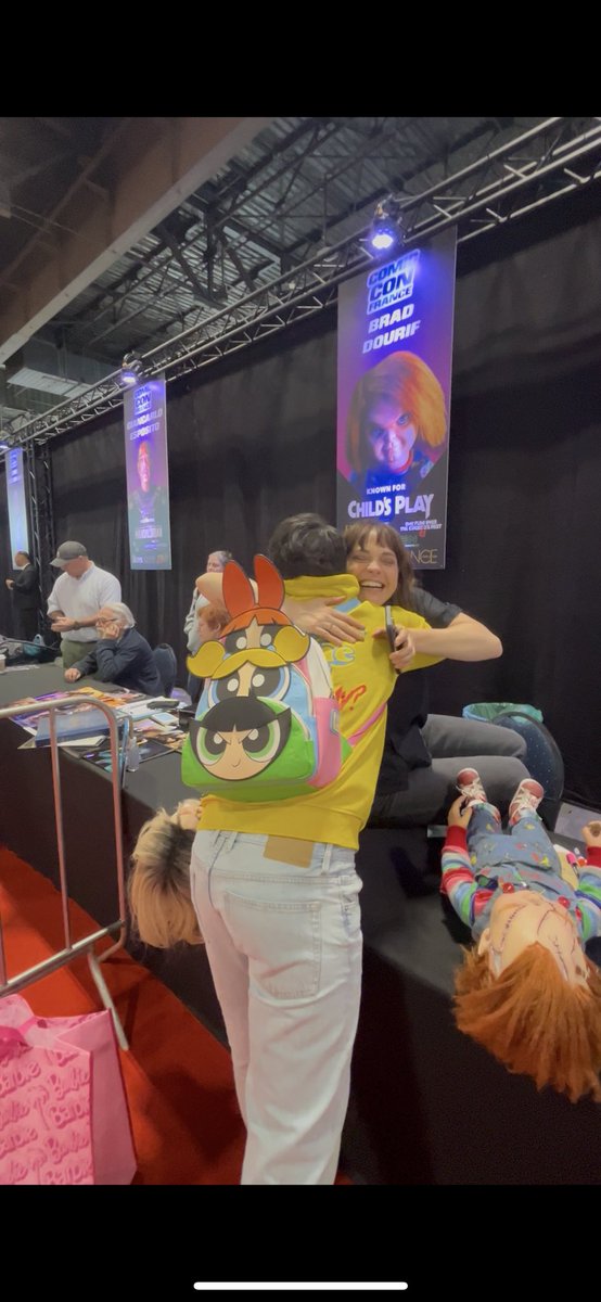 HurleyKing5's tweet photo. Ce moment avec Brad dourif et @fionadourif  c’était ICONIQUE 🍀✨✨✨✨#chucky #comicconfrance #comiccon https://t.co/MNcBk278ig