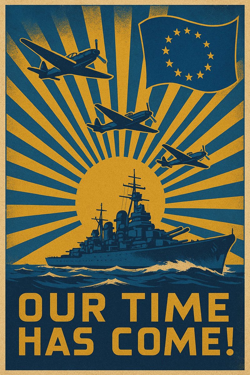 When the former superpower hands you world hegemony on a plate, do you have the will to take it? 

#RearmEurope