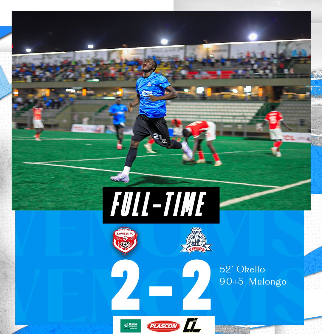 FansVipers's tweet image. #PointShared 
#EXPVIP
#UgandaPremierLeague 
#VipersScFans 
#OneTeamOneDream
youtube.com/@vipersscfans?…