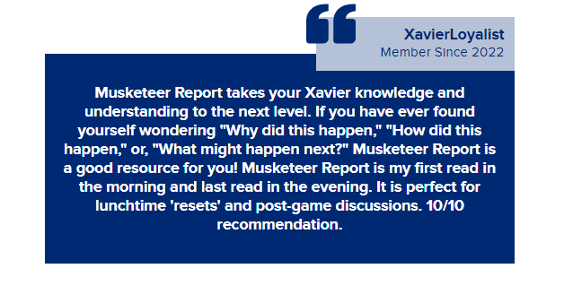 musketeerreport's tweet photo. Xavier has landed two big commitments to start the weekend!

Don't miss out on the coverage. 

Get 50% off your subscription to Musketeer Report today! 

https://t.co/s6QVRjPbCf https://t.co/zuDCAcF4v6