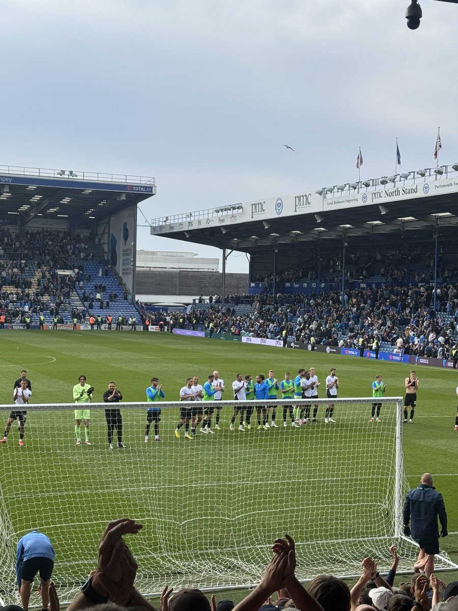 6.5 hours to get to Portsmouth because of traffic but worth getting behind the team! We still fight 🤍🖤

#dcfc #dcfcfans #therams #derbycounty