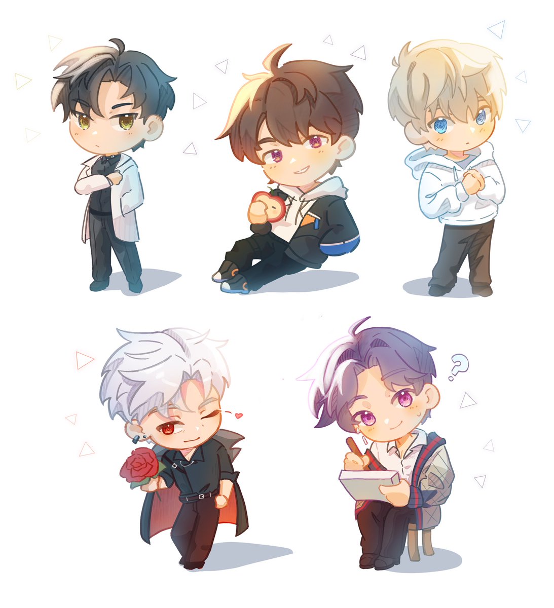#LoveandDeepspace chibis (/▽＼)
