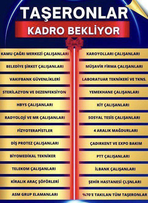 Geleceğe Umutla Bakıyoruz!

Taşeron İşçiliği Artık Bir Karanlık Sayfa Olarak Geride Kalmalı

Bu sadece bir talep değil, daha adil ve güçlü bir Türkiye'ye olan inancımızın ifadesidir
Taşeronİşçilik Kalksın

<a href="/isikhanvedat/">Prof. Dr. Vedat Işıkhan</a> <a href="/csgbakanligi/">T.C. Çalışma ve Sosyal Güvenlik Bakanlığı</a> <a href="/kadrosuz123/">Taşeron işçi</a>
