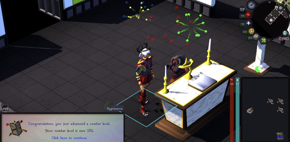 Amsing_'s tweet photo. Max combat &amp; 99 prayer 🥳 https://t.co/FUdFTH3srn