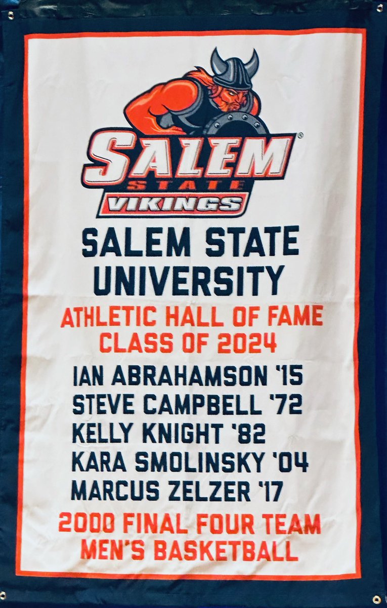 Congrats to our HC Peter Szklarz and his teammates for their induction today into the Class of 2024 Athletics Hall of Fame at Salem State University for their 2000 Final Four Men’s Basketball team.  <a href="/MasukAthletics/">MasukAthletics</a>