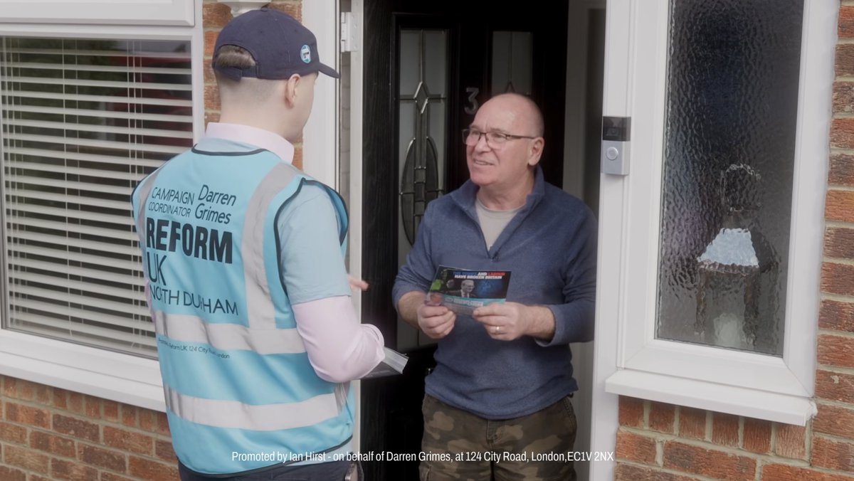 I am not hearing anybody say they're voting Labour, it's quite shocking for County Durham to be this bad for them. The tide is turning, and it's a beautiful shade of turquoise blue washing in. Time to deliver a Reform council that can bring genuine change. We need and deserve it.