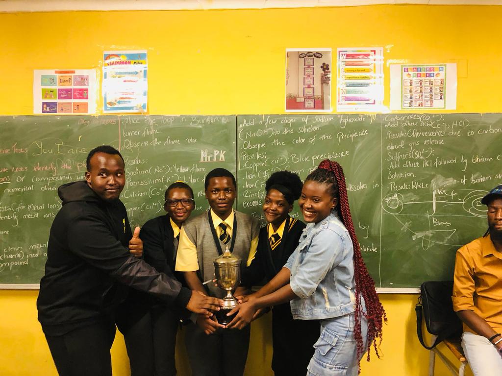 hagedebate's tweet photo. WINNERS: The Hage Debate Unit proudly brought home the Circuit Cup.

Congratulations to Vivienne Alfred, Johannes Johannes, and Johanna Shikongo for their incredible performance.

All our speakers ranked in the Top 10.
Hardwork always pays off. https://t.co/YUgrBBtZAJ