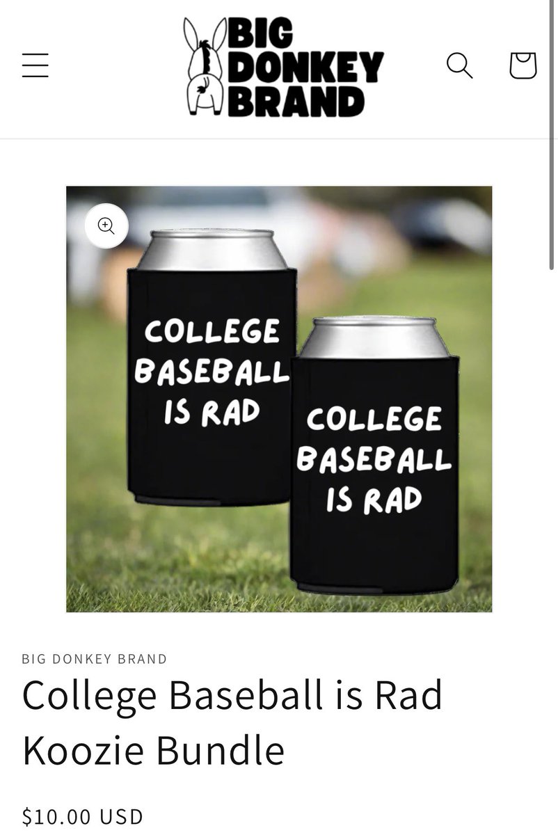 Easiest purchase of my life. Didn’t know yall had Koozies over there <a href="/bigdonkey47/">Stephen Schoch</a>