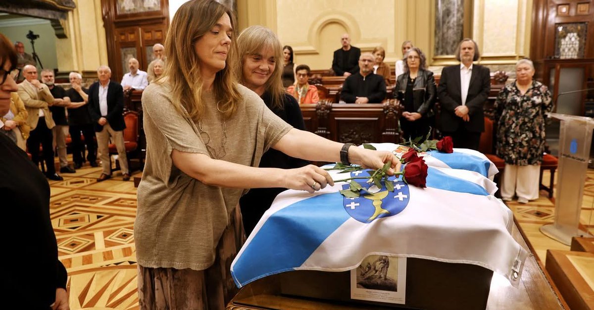 Andrés Pinilla Fraga, Pedro Pinilla Calvete e Juan Boedo Pardo. Veciños coruñeses asasinados polo terror franquista e fascista en 1936. Hai uns meses foron recuperados os seus restos nunha 'foxa común' no cemiterio carballés de Bértoa. Onte, venres, 11 de abril, fóronlles