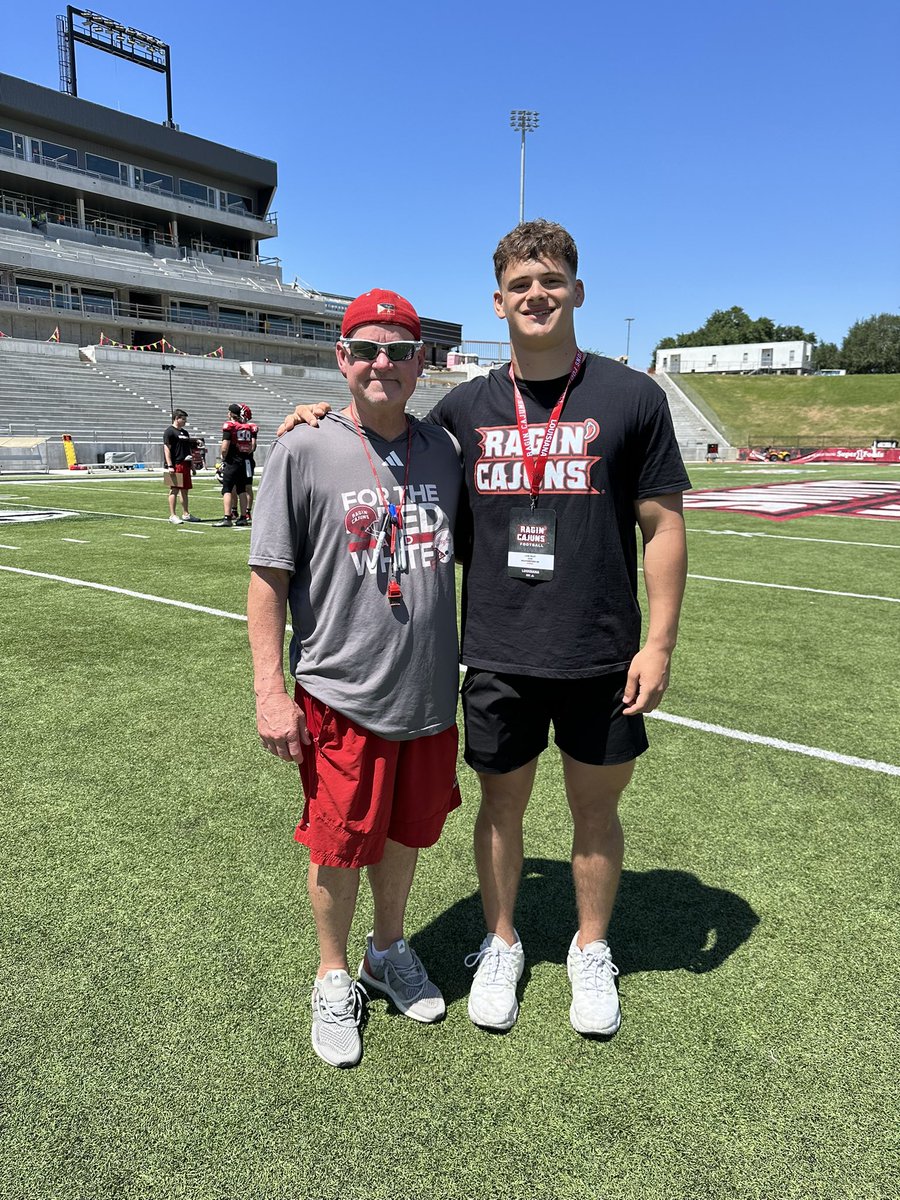 Liam Riley (@liam_riley08) on Twitter photo #AGTG
Had a great time with <a href="/RaginCajunsFB/">Louisiana Ragin’ Cajuns® Football</a> today! Excited to see what the future holds! #cULture #GeauxCajuns <a href="/michaeldes1/">Michael Desormeaux</a> <a href="/coachstringer/">Reed Stringer</a> <a href="/CoachSalgado/">Jim Salgado</a> <a href="/CoachMGiuliani/">Mike Giuliani</a> <a href="/CoachStoker/">Coach Stoker</a> <a href="/CoachMarcoB/">Marco Butler</a>
<a href="/CoreyThomas337/">Corey Thomas</a>
<a href="/WFordFBallRec/">Recruit Weatherford Football</a> <a href="/817KB/">Keats Bohannon</a>
<a href="/GMsportsmedia1/">GM Sports Media</a> <a href="/CoachWhiteDB1/">Coach White</a> <a href="/coachwvde/">Jonathan Wade 🍊🔥CoachWVDE🔥🍊</a> #AGTG
Had a great time with <a href="/RaginCajunsFB/">Louisiana Ragin’ Cajuns® Football</a> today! Excited to see what the future holds! #cULture #GeauxCajuns <a href="/michaeldes1/">Michael Desormeaux</a> <a href="/coachstringer/">Reed Stringer</a> <a href="/CoachSalgado/">Jim Salgado</a> <a href="/CoachMGiuliani/">Mike Giuliani</a> <a href="/CoachStoker/">Coach Stoker</a> <a href="/CoachMarcoB/">Marco Butler</a>
<a href="/CoreyThomas337/">Corey Thomas</a>
<a href="/WFordFBallRec/">Recruit Weatherford Football</a> <a href="/817KB/">Keats Bohannon</a>
<a href="/GMsportsmedia1/">GM Sports Media</a> <a href="/CoachWhiteDB1/">Coach White</a> <a href="/coachwvde/">Jonathan Wade 🍊🔥CoachWVDE🔥🍊</a>