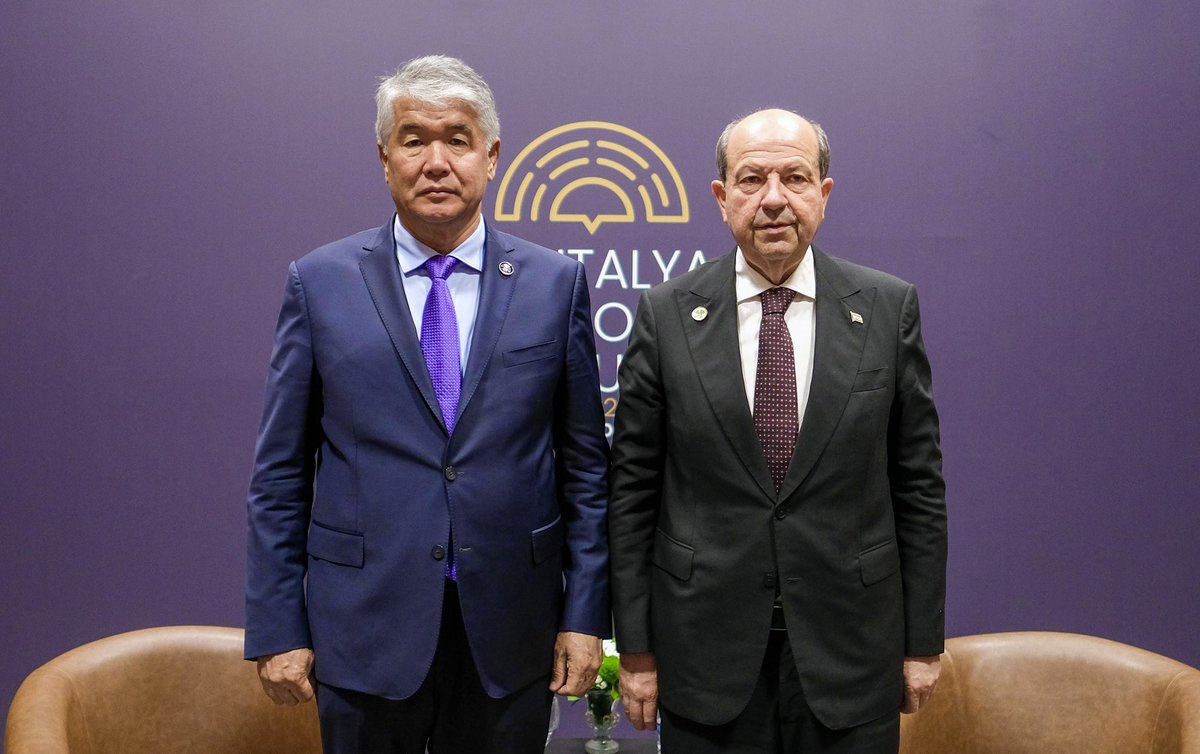 Sultan Raev (@sultanraev) on Twitter photo Kuzey Kıbrıs Türk Cumhuriyeti Türk Dünyasının ayrılmaz bir parçasıdır!
Bugün Cumhurbaşkanımız Sayın <a href="/ErsinrTatar/">Ersin Tatar</a> ile verimli bir görüşme gerçekleştirdik. Birlikte her zorluğun üstesinden geleceğimize olan inancımızı koruyoruz.#ADF2025 Kuzey Kıbrıs Türk Cumhuriyeti Türk Dünyasının ayrılmaz bir parçasıdır!
Bugün Cumhurbaşkanımız Sayın <a href="/ErsinrTatar/">Ersin Tatar</a> ile verimli bir görüşme gerçekleştirdik. Birlikte her zorluğun üstesinden geleceğimize olan inancımızı koruyoruz.#ADF2025