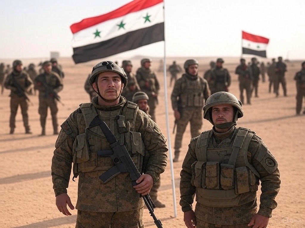 🇸🇾 ❗️ ÚLTIMAS NOTÍCIAS: O Exército Sírio mobilizou mais de 50.000 soldados para reforçar a defesa do território nacional contra ameaças externas. As tropas estão posicionadas estrategicamente em pontos-chave do país, prontas para proteger a soberania da Síria e garantir