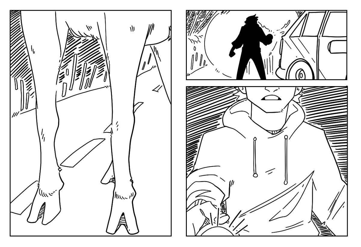 wyyrden's tweet photo. specter on a highway. 

a minizine i made late last year!  #art #minizine https://t.co/NDchrqirrp
