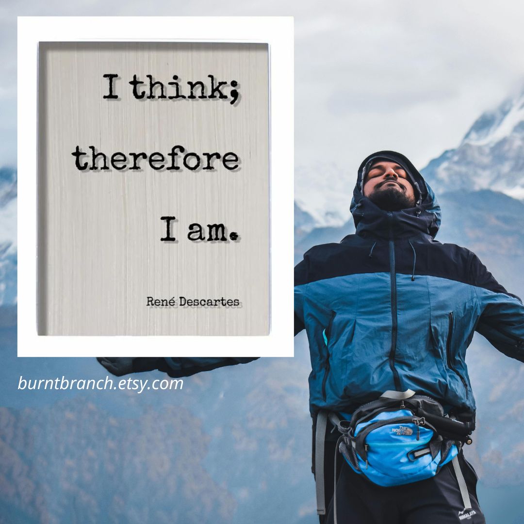 theburntbranch's tweet image. I think, therefore, I am.

René Descartes | Floating Quote | Philosophy Teacher | Academic Educator | Instructor Tutor | Coach Gift | Thinking Thought

Order today: etsy.com/in-en/listing/…

#theburntbranch #canvasframe