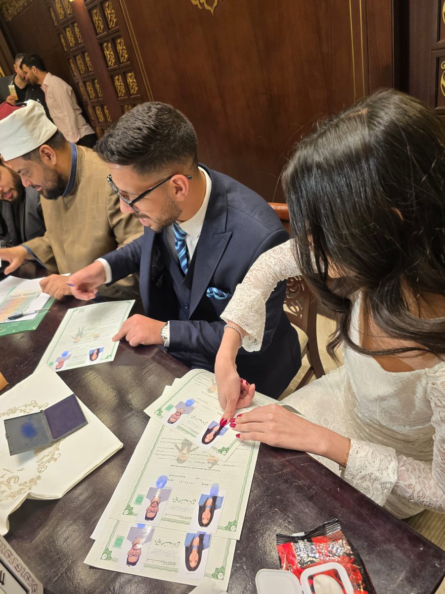 hayamkhaled_'s tweet photo. Officially married🤭 https://t.co/uiYVovfSxz