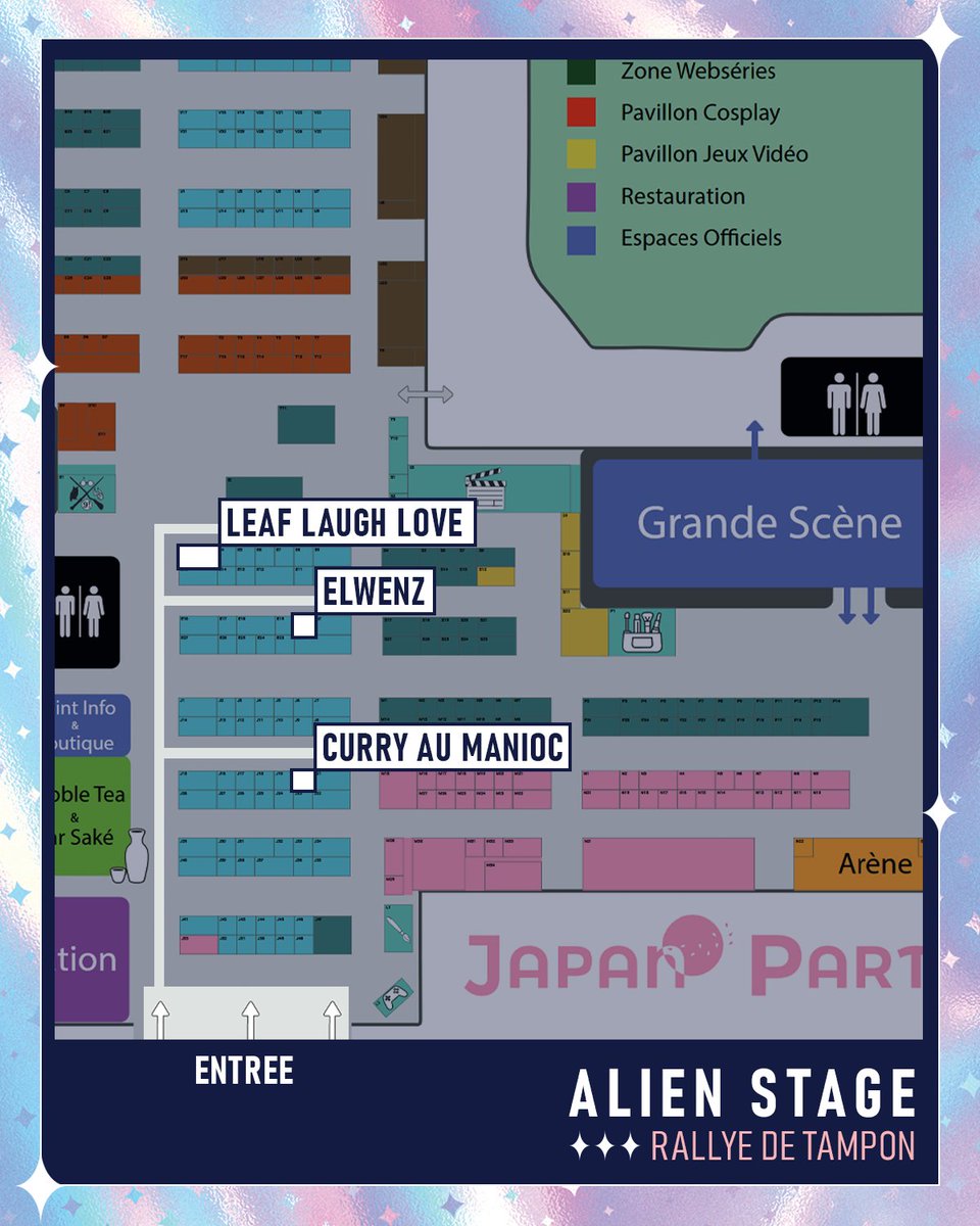 Mémé Raisin 🌸 Japan Party 19, 20, 21 avril (@raisindeloup) on Twitter photo 🌸RALLYE ALIEN STAGE - Japan Party Salon Fantastique🌸
✨Récoltez les 6 tampons pour obtenir de jolis lots exclusifs de nos artistes !
✨Avec les fantastiques <a href="/kurisucurry/">Kuri-s 🌻</a> <a href="/Tea_ch0i/">Tea ✨pngtuber</a> <a href="/PixElheym/">Elheym ✨</a> <a href="/manio11a/">ᵐᵃⁿⁱᵒᴸᴸᵃ ┊ con: geek days lille</a> <a href="/Elwenz_/">Elwenz | VTUBER {LIA} 🍜 ONLINE SHOP - JAPAN EXPO</a> ♥
✨alnst-rallye.carrd.co 🌸RALLYE ALIEN STAGE - Japan Party Salon Fantastique🌸
✨Récoltez les 6 tampons pour obtenir de jolis lots exclusifs de nos artistes !
✨Avec les fantastiques <a href="/kurisucurry/">Kuri-s 🌻</a> <a href="/Tea_ch0i/">Tea ✨pngtuber</a> <a href="/PixElheym/">Elheym ✨</a> <a href="/manio11a/">ᵐᵃⁿⁱᵒᴸᴸᵃ ┊ con: geek days lille</a> <a href="/Elwenz_/">Elwenz | VTUBER {LIA} 🍜 ONLINE SHOP - JAPAN EXPO</a> ♥
✨alnst-rallye.carrd.co