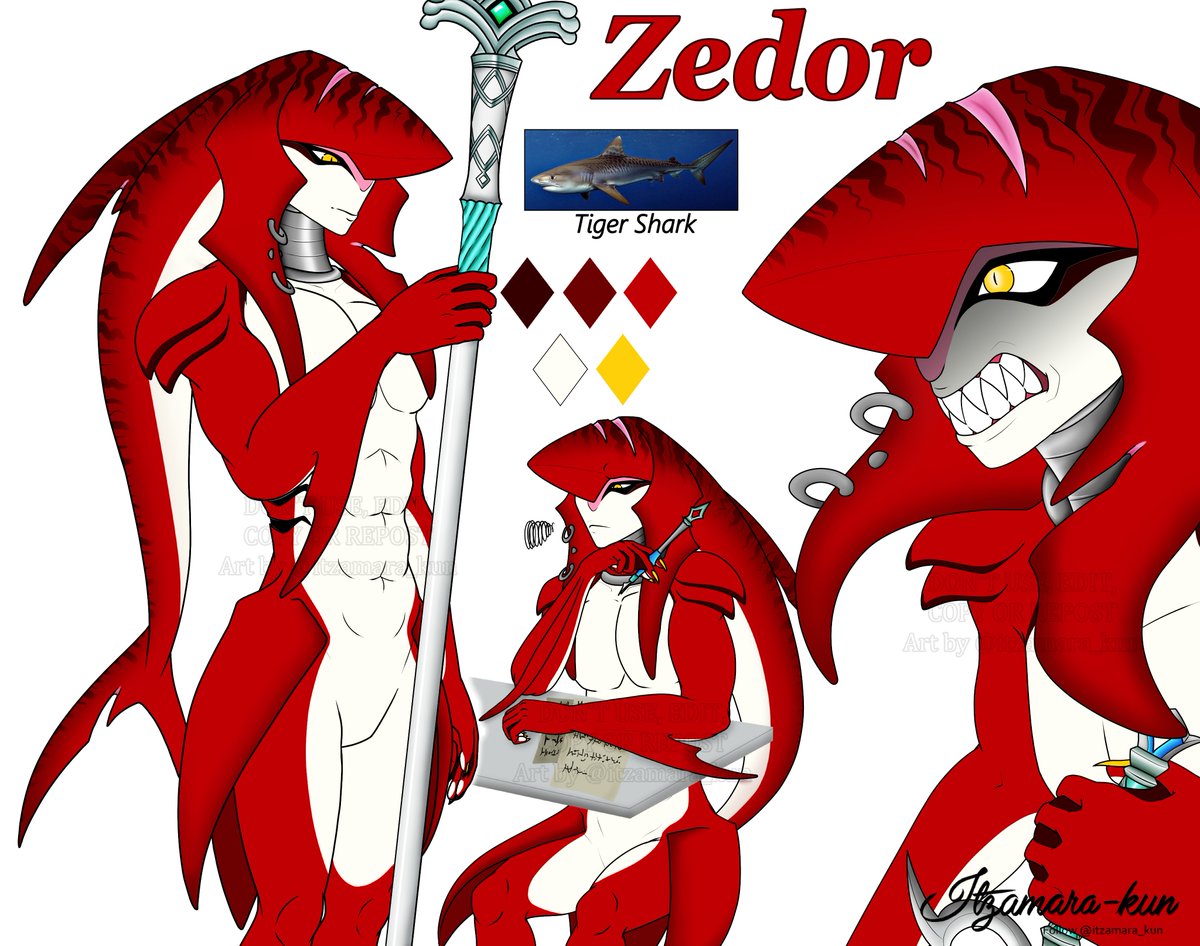 itzamara_kun's tweet photo. I'm back alive... He is good fighting and defense as Royal Guard Zoras.

#loz #zoramay #zoraoc #zora #botw #totk https://t.co/7yBHGV1JW3