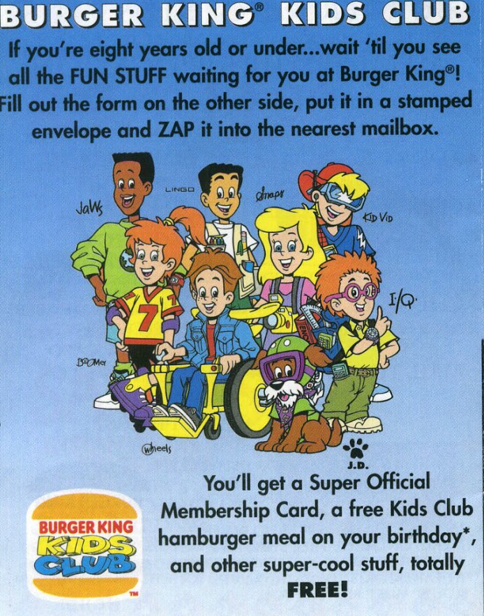 TomaHawk216 (@tomahawk216) on Twitter photo Growing up in the 90s, this was one of the coolest clubs to be a part of. I’m so happy that I found my card, and I think they should definitely bring this back for all the children out there nowadays. <a href="/BurgerKing/">Burger King</a> #growingupinthe90s #90snostalgia #burgerkingkidsclub #burgerking Growing up in the 90s, this was one of the coolest clubs to be a part of. I’m so happy that I found my card, and I think they should definitely bring this back for all the children out there nowadays. <a href="/BurgerKing/">Burger King</a> #growingupinthe90s #90snostalgia #burgerkingkidsclub #burgerking