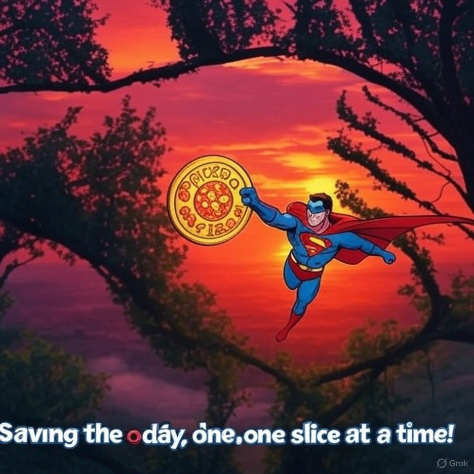 trgovinafresh's tweet photo. $PIZZA (4AkCN6KLeCmUDjWLg4XyQpuZuWtwBdPcbtBQjsA2pump) is the ultimate moonshot! ๐ Community is ๐ฅ, and with Bitcoin Pizza Day hype coming, this token could 10x easily. Low cap, high potentialโdonโt miss out! ๐ #PizzaToken https://t.co/e1UQyyR51t