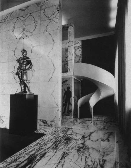 cinecitta2030's tweet image. Benito Mussolini’s personal gym the ‘Palestra del Duce’ designed by Italian architect Luigi Moretti