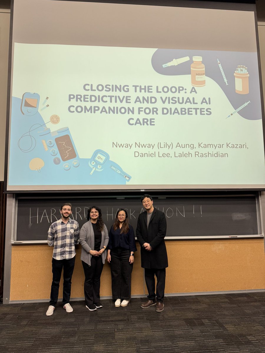 DanielJLeeMD's tweet photo. Honoured to be part of the first place team in the Toronto Hub of the Harvard Health Systems Innovation Lab 2025 Hackathon: "Building High Value Health Systems - Leveraging Artificial Intelligence"!

Great team - @LalehRashidian, Lily Aung, Kamyar Kazari
@HarvardHSI  @ihpmeuoft https://t.co/WdPmfSx3NK