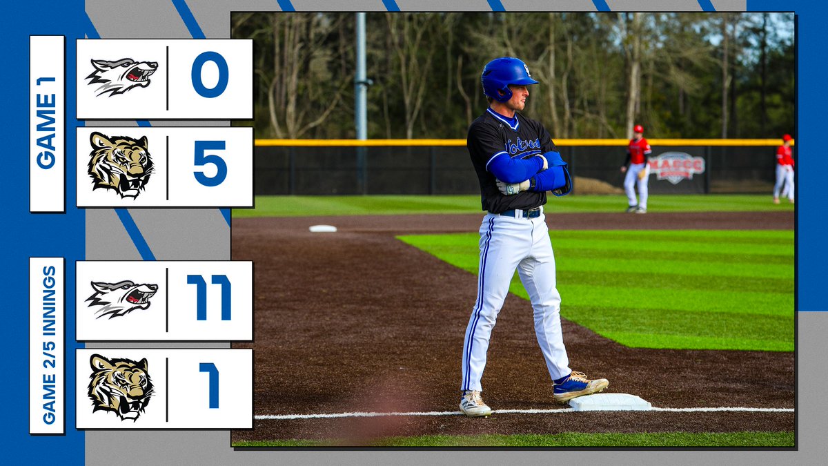 BSB | Wolves split on the day as they drop game one, but rebound for a game two win hitting three home runs including a walk-off solo shot by Tucker Jones! Back in action hosting East Central on Tuesday! #BackThePack