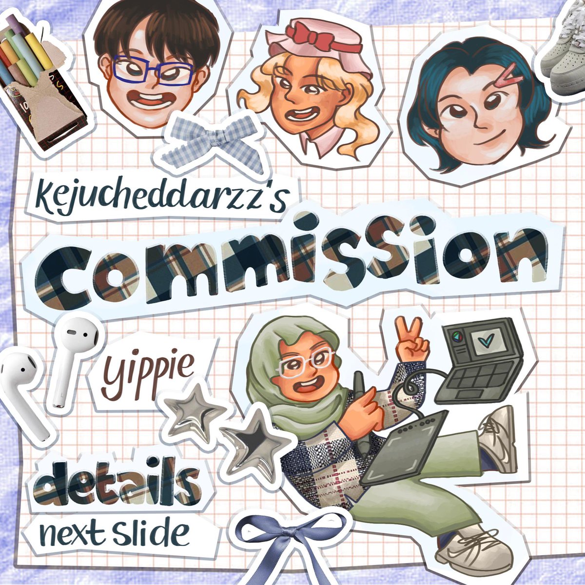 kejucheddar22's tweet photo. hi hi!! kejucheddarzz's commission is back 😻 if you're interested just hit me up on the dm 💘 (x @kejucheddar22 / insta @kejucheddarzz) #commission #id https://t.co/rnFjXZjQeA