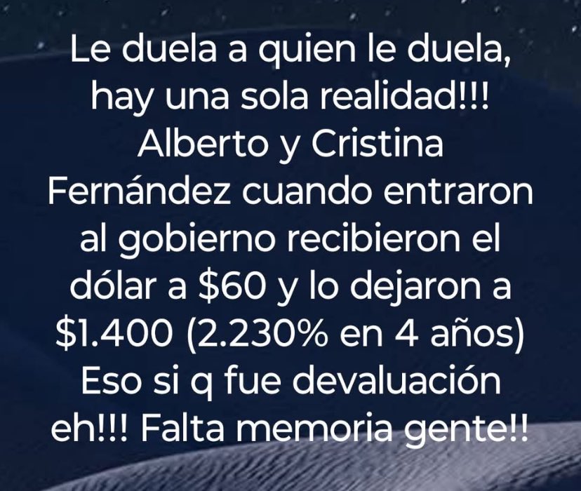 Che Cristina….