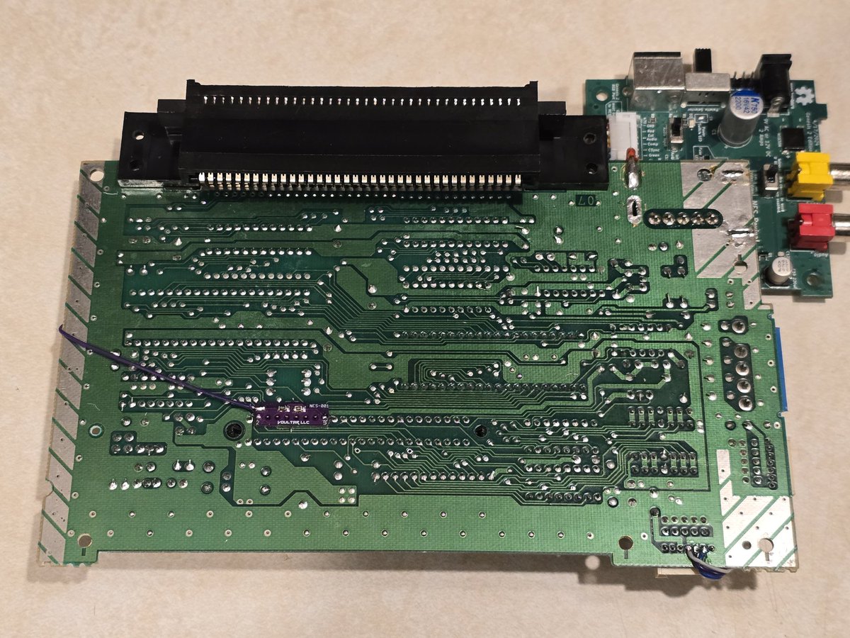 GVGmods's tweet photo. #NESRGB with a Genesis 2 output using the NES Revival Power module https://t.co/UNPG2s3TDE