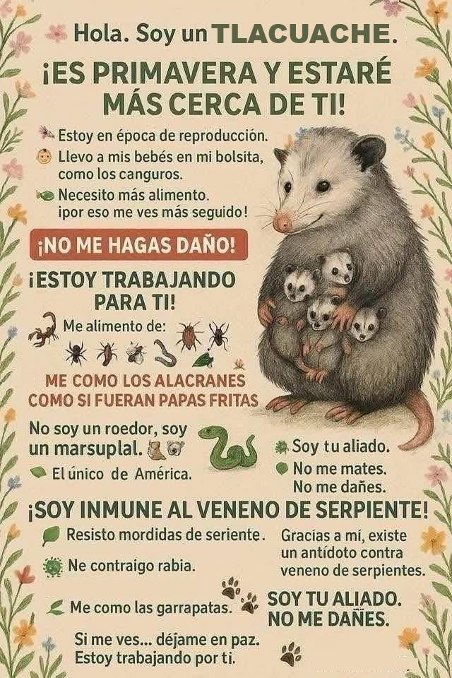 Les dejo estos x aca para algunas persona asi mbae se entera x que no debemos de matarle a este aminalito