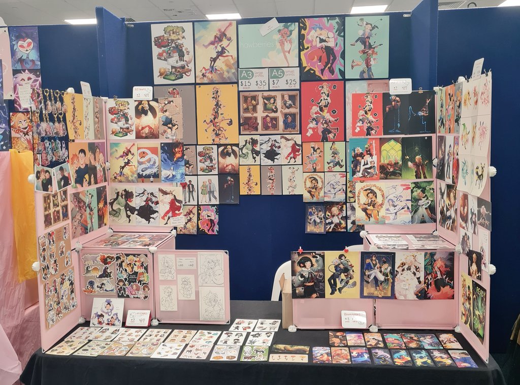 hawberries_'s tweet image. hii I didn't get a chance to announce yesterday but I am indeed at gold coast supanova! against all odds