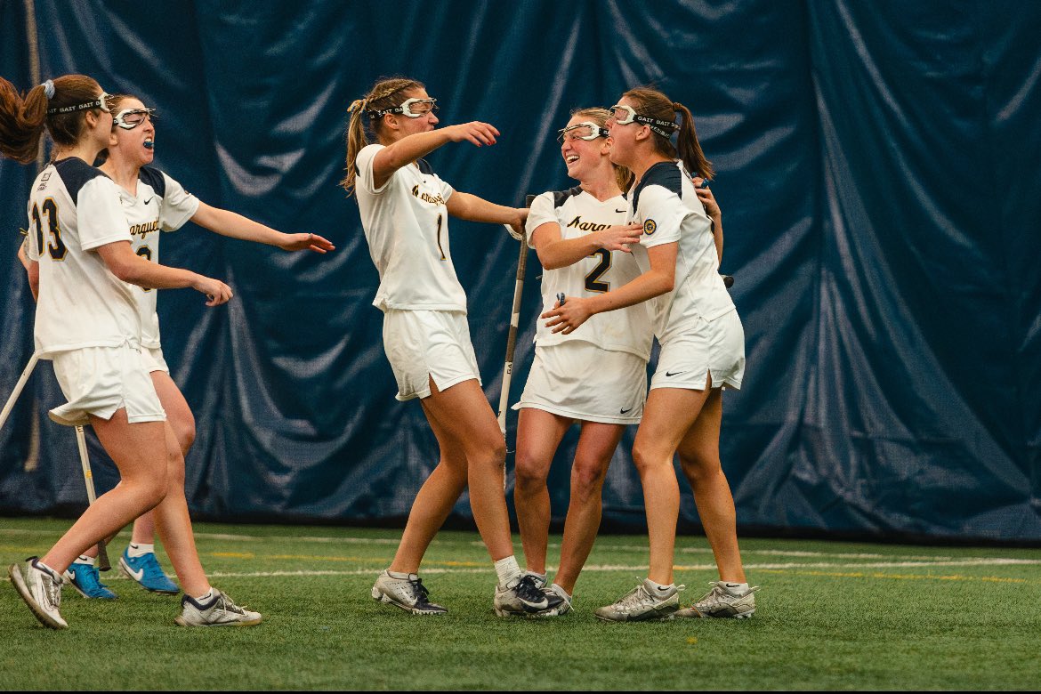 Meg Bireley surpasses 250 career points while scoring the game deciding goal as Marquette takes down UConn 16-15 in a senior day thriller.

The Golden Eagles move to fourth place in the Big East and in the Big East tournament.

Here’s my story:

tinyurl.com/bdewvvu5