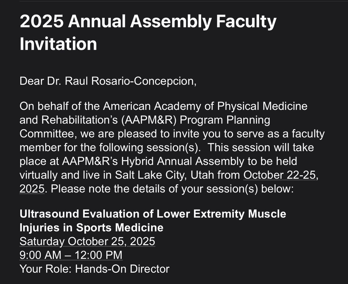 Raul Rosario-Concepcion, MD, FAAPMR, CAQSM, RMSK tweet media