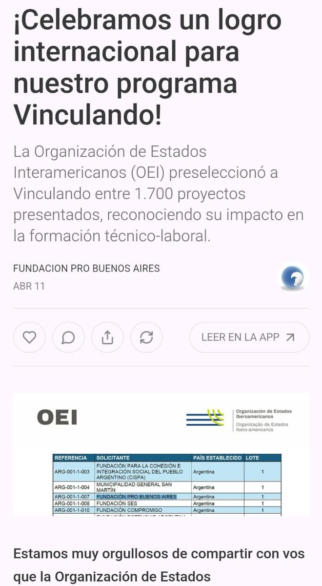 Fund Pro Buenos Aires tweet media