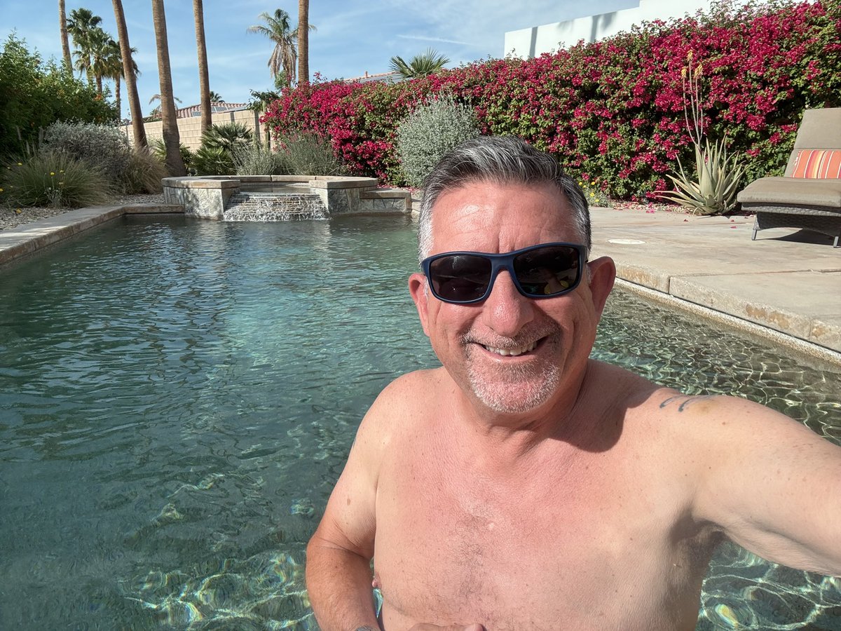 EarlStauffer's tweet photo. The first pool day of the season.  The air temperature is 96° and the pool is 80°. 😋 https://t.co/7OhmYMEcDG