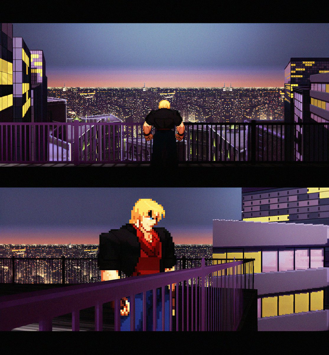 revenantANIMS's tweet photo. Here are some first screenshots from Evil Ryu vs. Evil Ken. W.I.P
#spriteanimation #animation #streetfighter #2d #fighting #fight #ryu #ken #evilryu #evilken #3d https://t.co/W9r7qkbb62