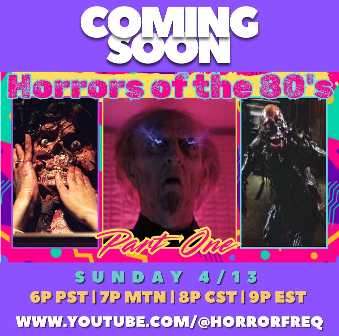 horrorfreq's tweet photo. Sunday Super Show video drop!
https://t.co/d9eStSqQFU

#horror #horrorfilm #horrormovies #80s
#80smovies #80shorror #80shorrormovies #80shorrorfilms #onedarknight #witchboard #poltergeist #killerworkout #deathspa #oncebitten https://t.co/8AMmUgjL63