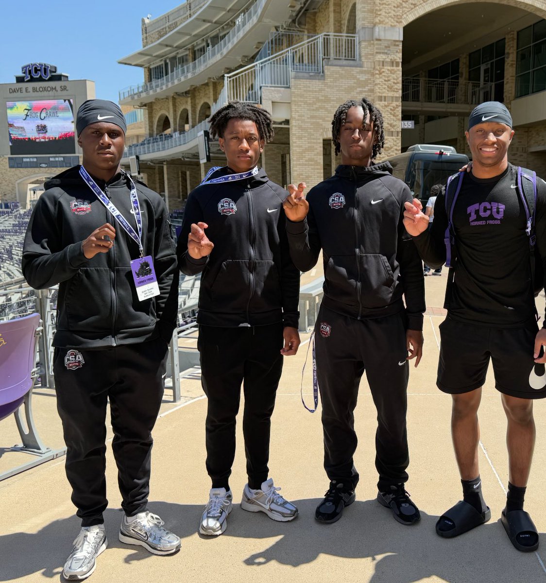 Derrick Ray (@rayrecruiting) on Twitter photo Representing! <a href="/TCUFootball/">TCU Football</a> <a href="/jeremypayne__/">Jeremy Payne</a> <a href="/DenimSteed/">Denim Steed</a> <a href="/aidenseales/">Aiden Seales⚡️</a> <a href="/nbw_cdub/">Corey Richardson Jr.</a> Cobras for life! Representing! <a href="/TCUFootball/">TCU Football</a> <a href="/jeremypayne__/">Jeremy Payne</a> <a href="/DenimSteed/">Denim Steed</a> <a href="/aidenseales/">Aiden Seales⚡️</a> <a href="/nbw_cdub/">Corey Richardson Jr.</a> Cobras for life!