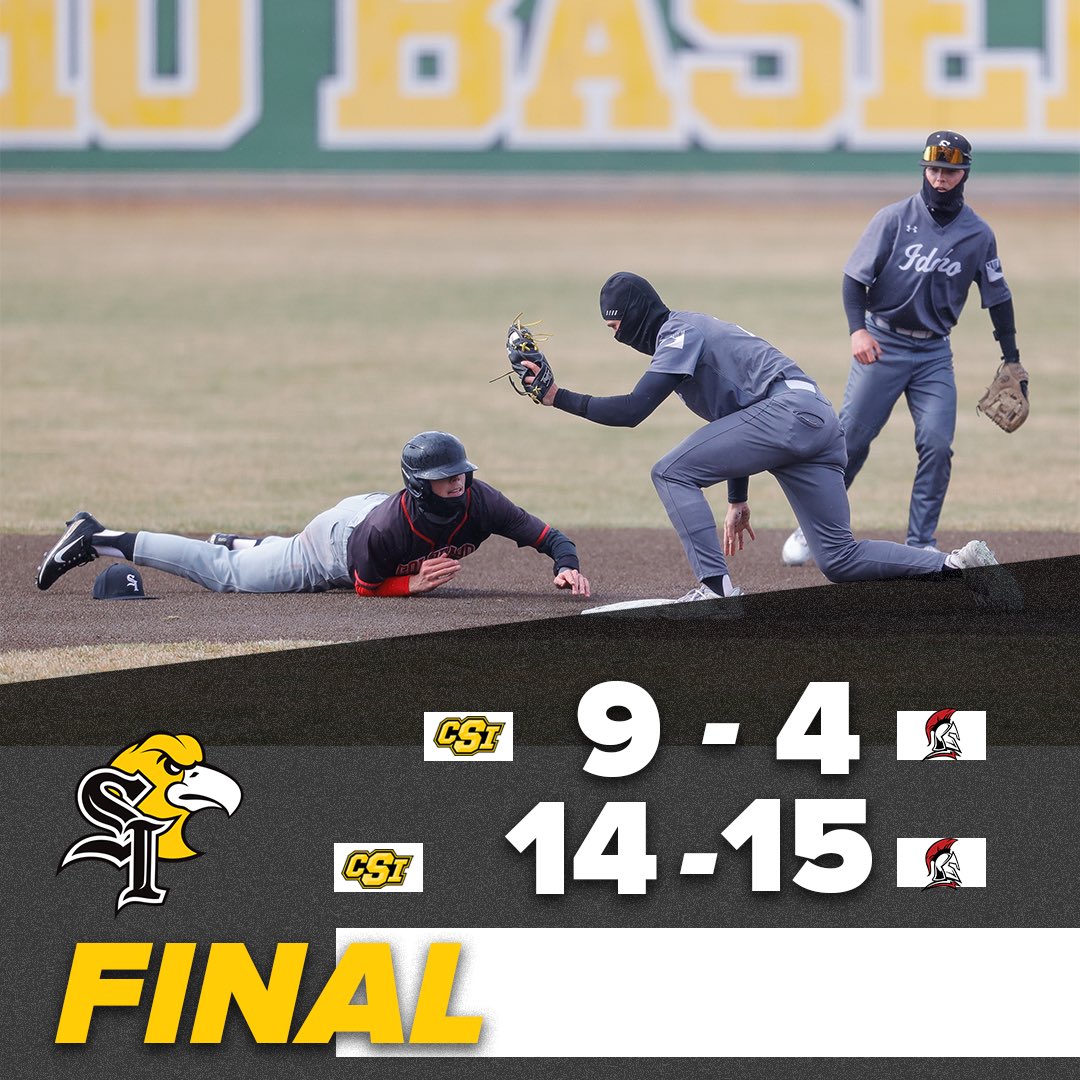 CSI splits the series against CNCC to end the weekend.