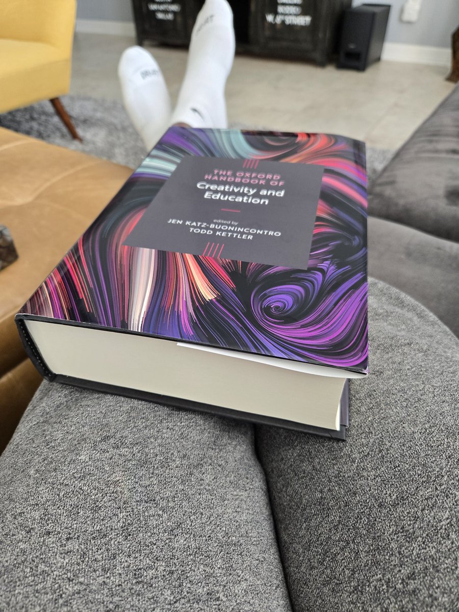 Great to get my copy of this important volume-- The Oxford Handbook of Creativity and Education. Congratulations to Katz-Buonincontro and Kettler for their tirekess efforts to bring this book to life. Our Chapter, Exploring Creativity Through Qualitative Research: Academically...