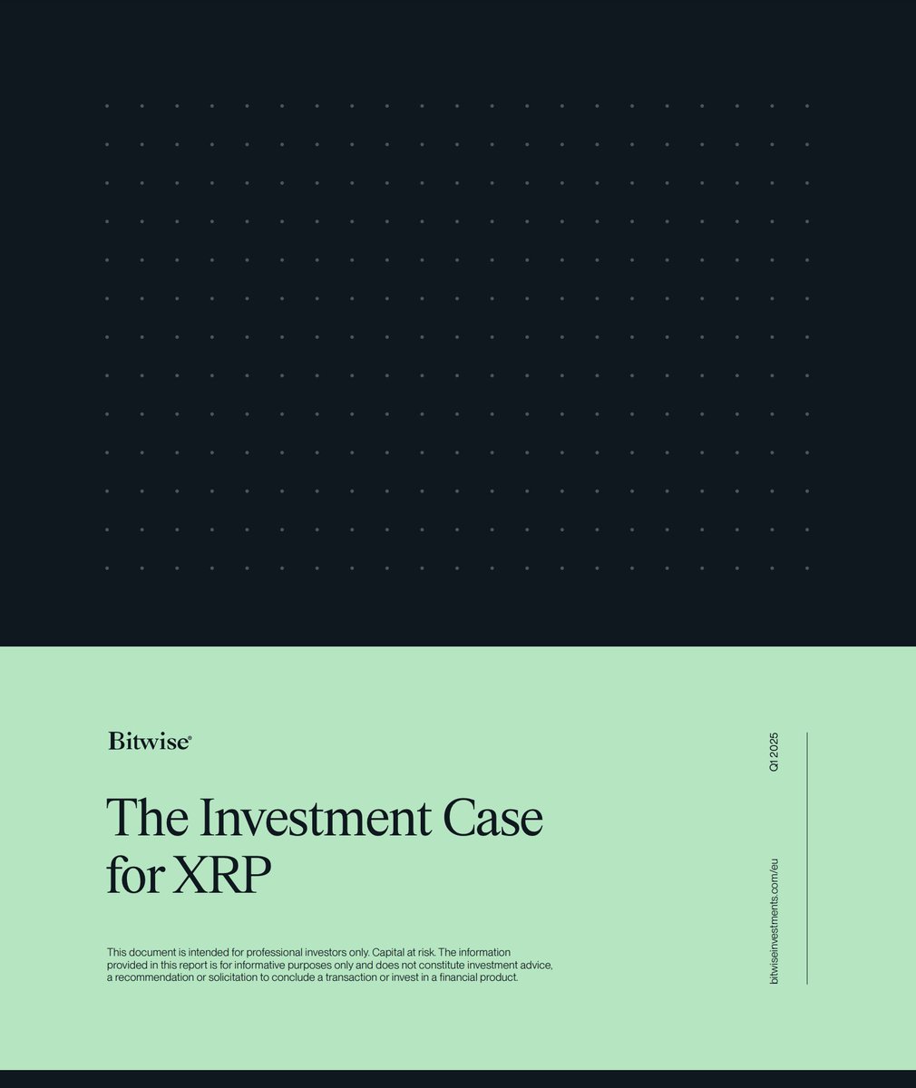 The Investment Case for XRP 
<a href="/BitwiseInvest/">Bitwise</a> <a href="/Matt_Hougan/">Matt Hougan</a> 

etc-group.com/blog/special-r…
