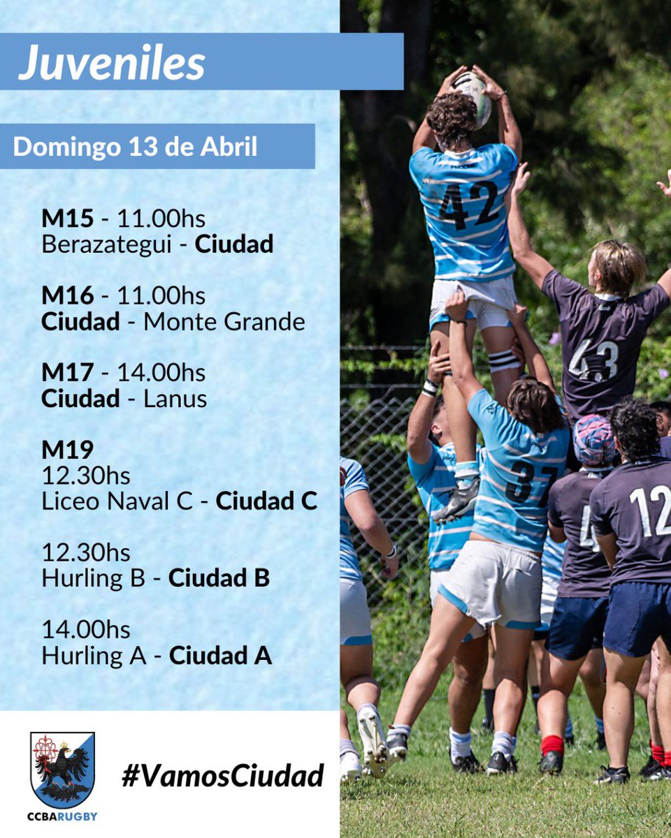 💙Actividad de mañana para nuestras juveniles!