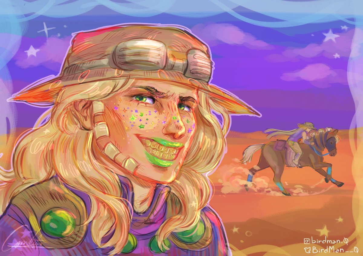 BirdMan__0's tweet photo. STEEL BALL RUN CONFIRMED 🐎✨
Drawings from last year
.
.
#JOJODAY #SteelBallRun #jojo_anime #JJBA https://t.co/aNXYOuw1vy