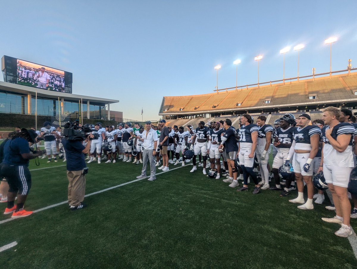 The Roost (@attheroost) on Twitter photo .<a href="/RiceFootball/">Rice Football</a> head coach Scott Abell takes the mic and addresses the crowd directly. Ends with a "Go Owls!" .<a href="/RiceFootball/">Rice Football</a> head coach Scott Abell takes the mic and addresses the crowd directly. Ends with a "Go Owls!"