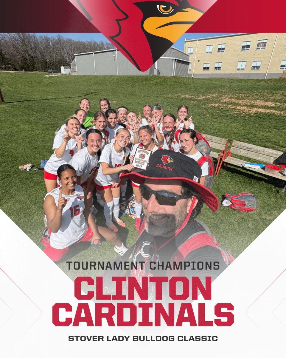 Champs!
Clinton defeats California and Stover to win the Lady Bulldog Classic. 
Cardinals finish off the 5 game week by going 4-1 and are now 8-3 overall.