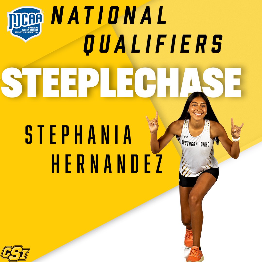 CSIAthletics1's tweet image. With the second meet of the spring season CSI Track teams add three more athletes to the national qualifiers list.🦅