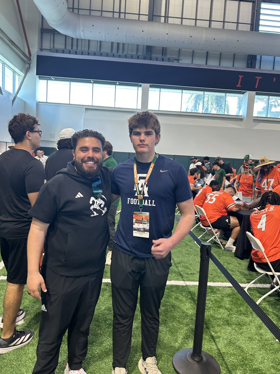 Richie Bruder 4.5⭐️ LS (@richie_bruder) on Twitter photo Great day in Coral Gables for the <a href="/CanesFootball/">Miami Hurricanes Football</a> Spring Game. Thanks for the invite and great conversations <a href="/CoachFerras/">Ferras Isa 🇱🇾</a>, <a href="/CoachKalter/">Danny Kalter</a> <a href="/ImClayJames/">Clay James</a> . Looking forward to coming back down and snapping this summer!
<a href="/mikedono_/">Michael Donovan</a> <a href="/TheChrisRubio/">Rubio Long Snapping®</a> <a href="/LetitRide19/">Kenny Spencer</a> Great day in Coral Gables for the <a href="/CanesFootball/">Miami Hurricanes Football</a> Spring Game. Thanks for the invite and great conversations <a href="/CoachFerras/">Ferras Isa 🇱🇾</a>, <a href="/CoachKalter/">Danny Kalter</a> <a href="/ImClayJames/">Clay James</a> . Looking forward to coming back down and snapping this summer!
<a href="/mikedono_/">Michael Donovan</a> <a href="/TheChrisRubio/">Rubio Long Snapping®</a> <a href="/LetitRide19/">Kenny Spencer</a>